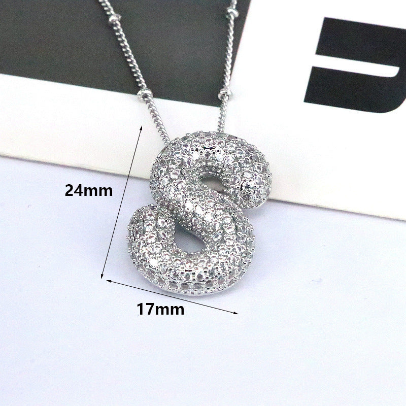 Bubble Letter Necklace