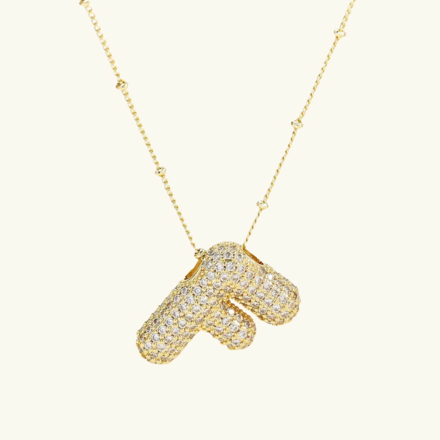 Bubble Letter Necklace
