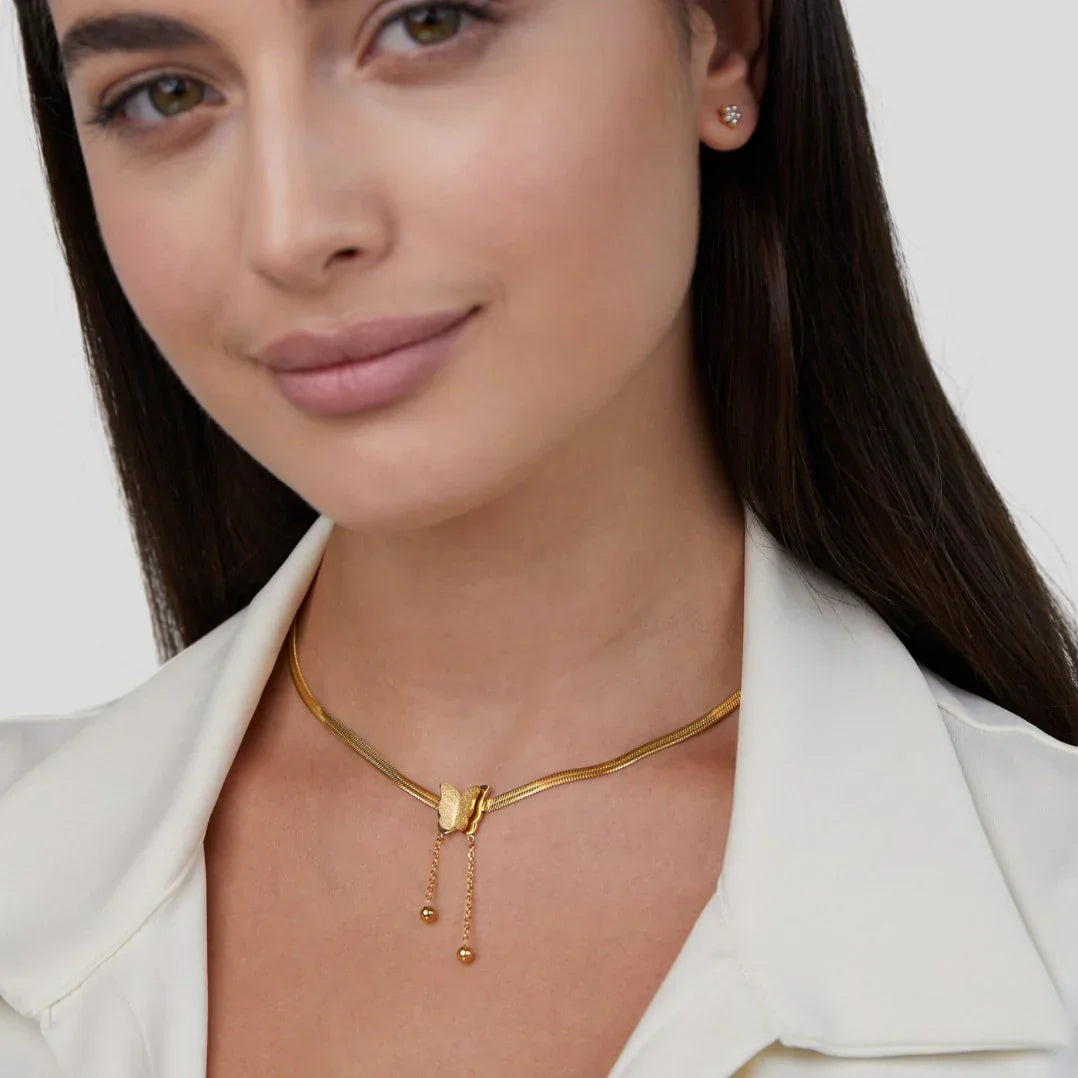 Collar de mariposa Bettina