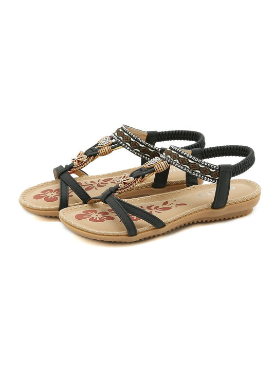 Sandalias con tiras cruzadas de inspiración boho - SIKETU