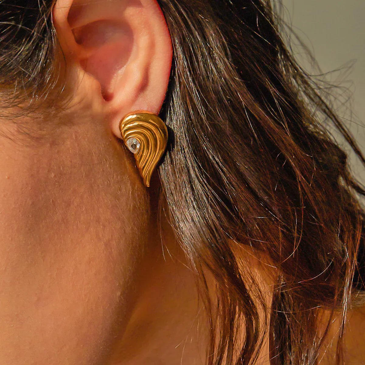 Pendientes de corazón de Brenda