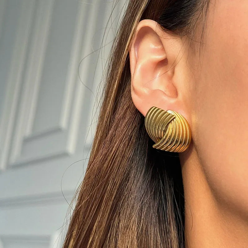 Pendientes de trenza de Brooklyn