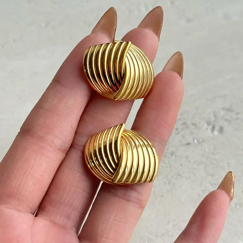 Pendientes de trenza de Brooklyn