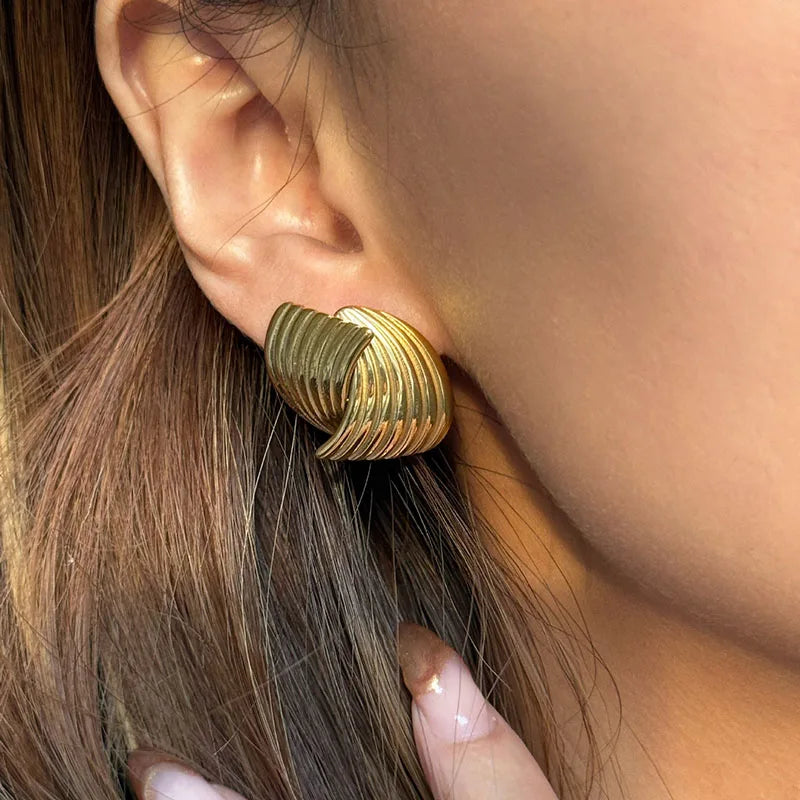 Pendientes de trenza de Brooklyn