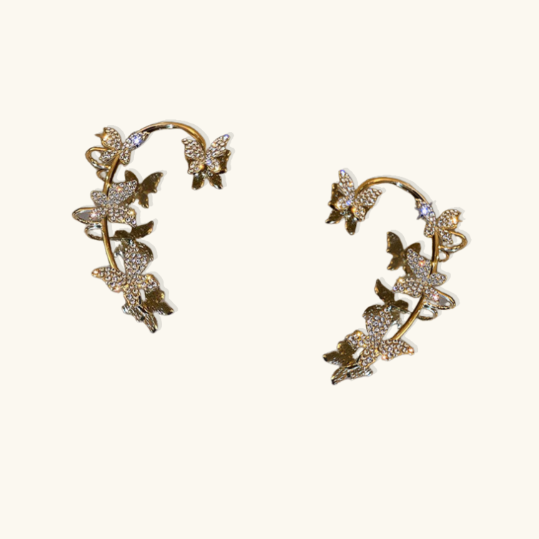 Pendientes de mariposa