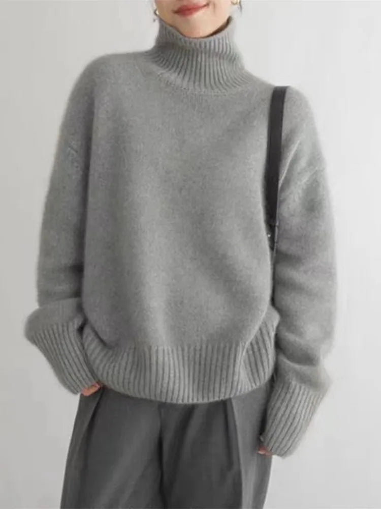 FEBE | ROLLKRAGENPULLOVER