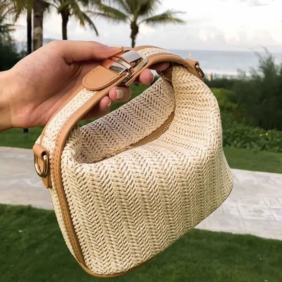 Mini Strohtasche