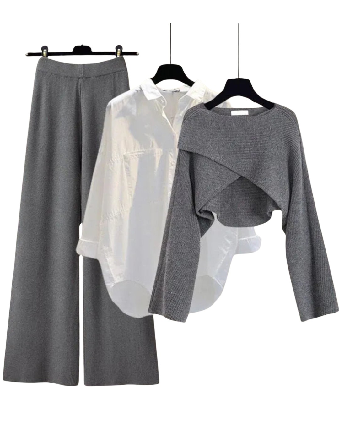 Karin | Bequemes dreiteiliges Set mit langen Ärmeln