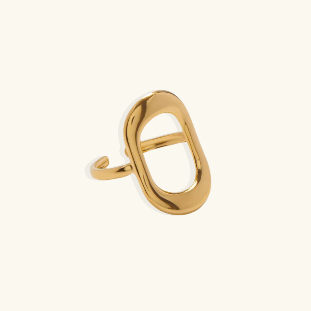 Golden Hollow Ring