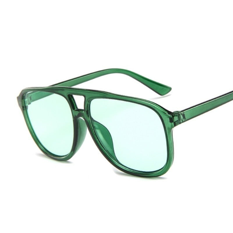 Retro Oversized Pilot Sunglasses