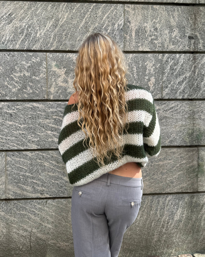 Louisa™ l Gestrickter Streifenpullover