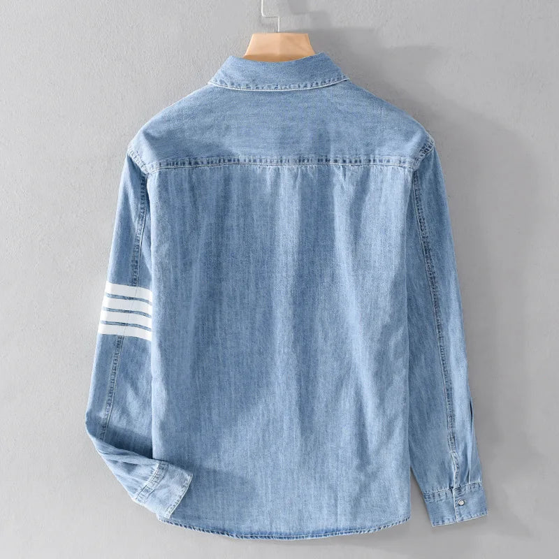 Shirt Denim Cotton Ruggero - VES. No.3