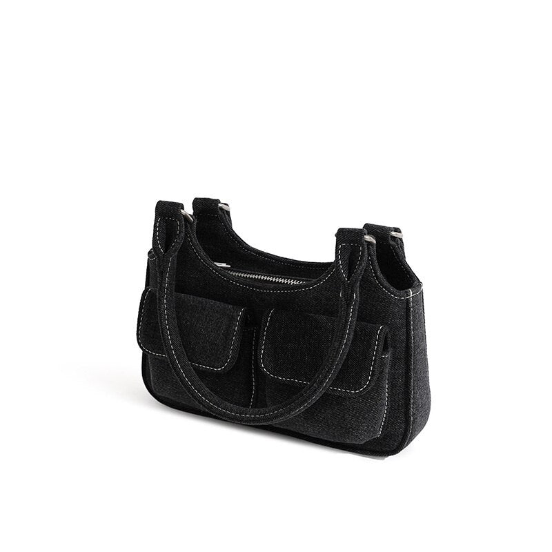 Canvas Denim Mini Bag