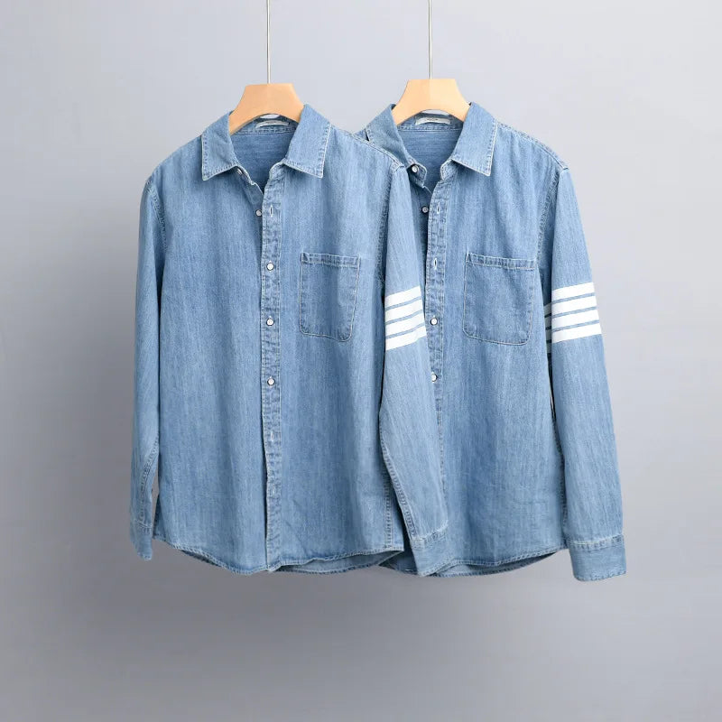 Shirt Denim Cotton Ruggero - VES. No.3