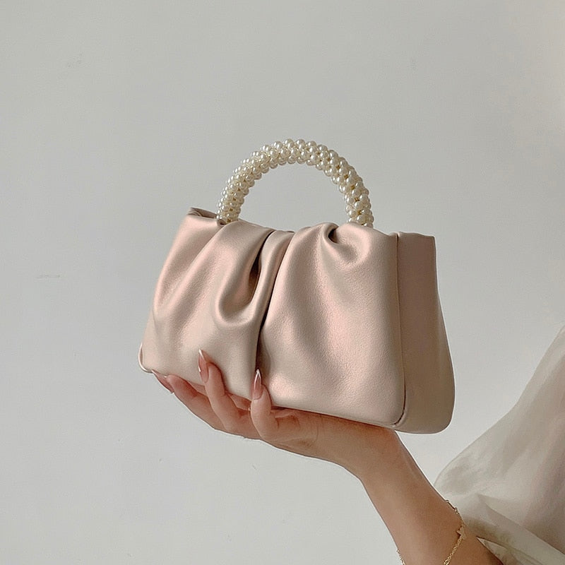 Pearl Top Handle Mini Bag