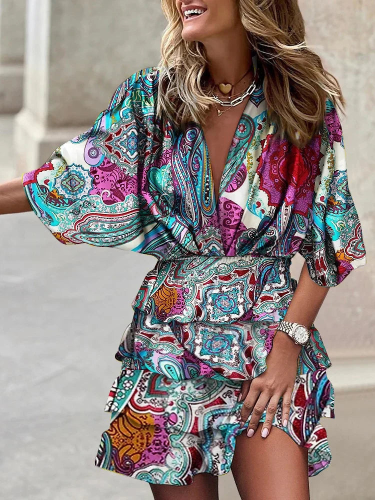 Stephanie™ Ruffled Casual Dress