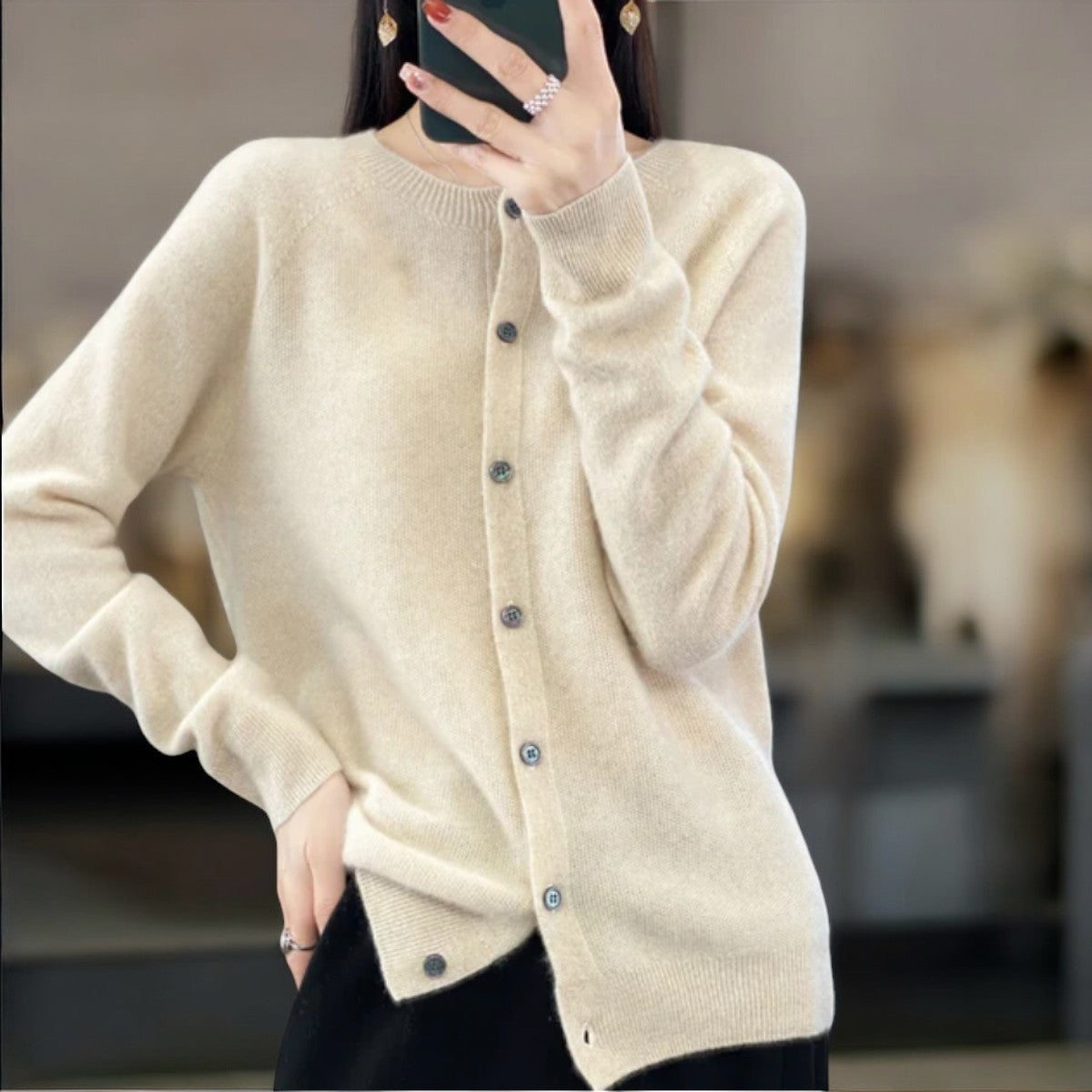 Annika™ | Luxuriöse Wolljacke