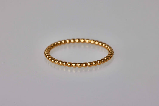 Thin Caviar Ring