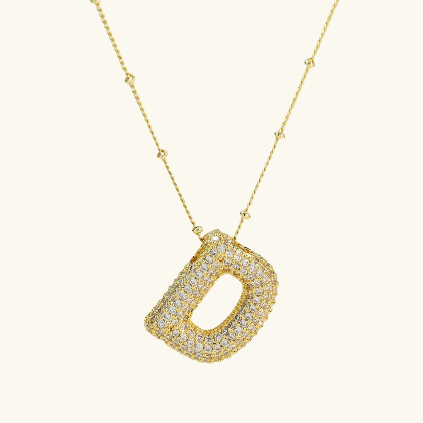 Bubble Letter Necklace