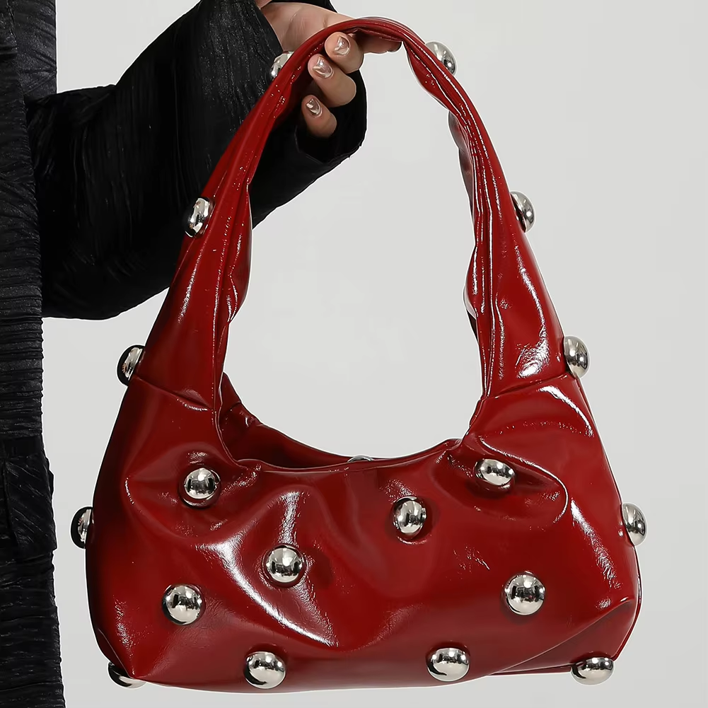 Shoulder bag with rivets "Roxy"