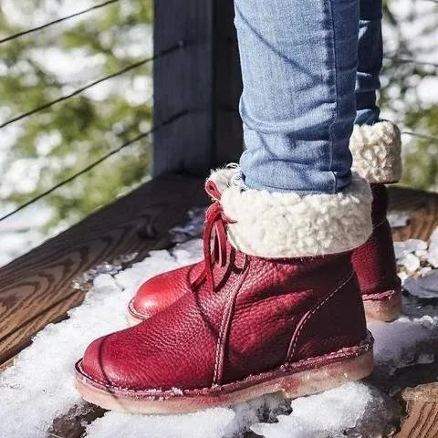 Charlot™ | Botas de piel con forro de lana