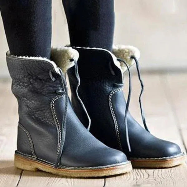 Charlot™ | Botas de piel con forro de lana