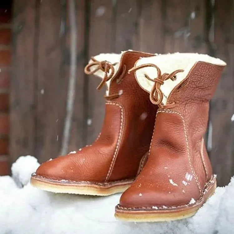 Charlot™ | Botas de piel con forro de lana
