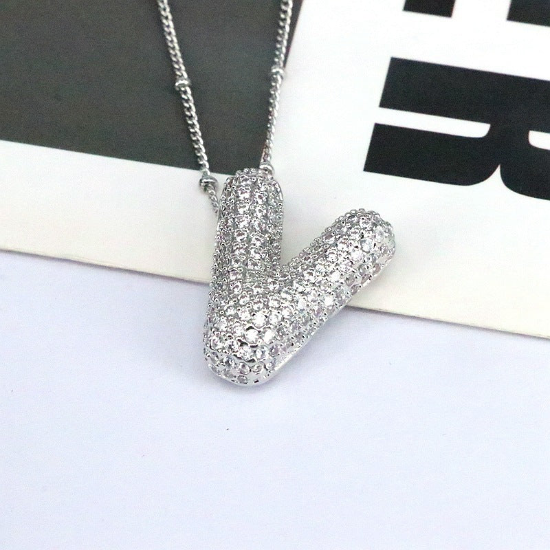 Bubble Letter Necklace