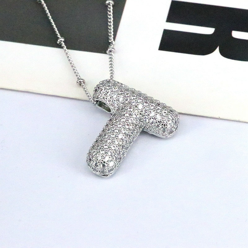 Bubble Letter Necklace