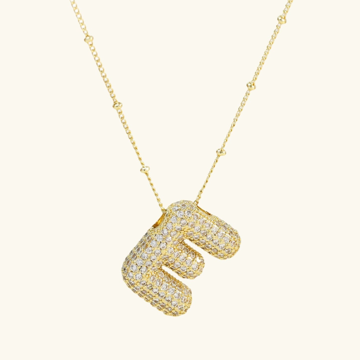 Bubble Letter Necklace