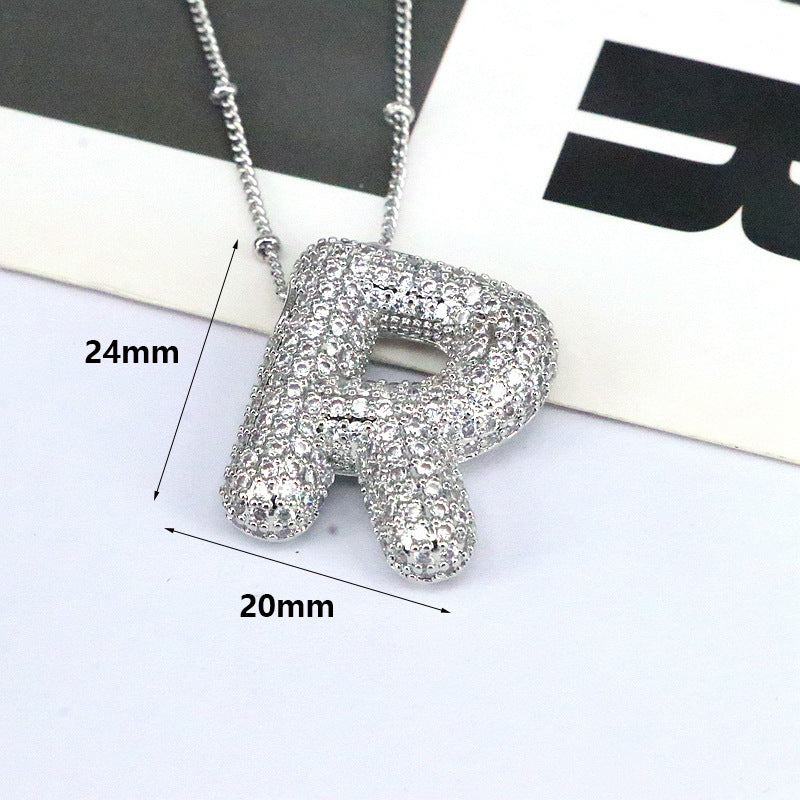 Bubble Letter Necklace