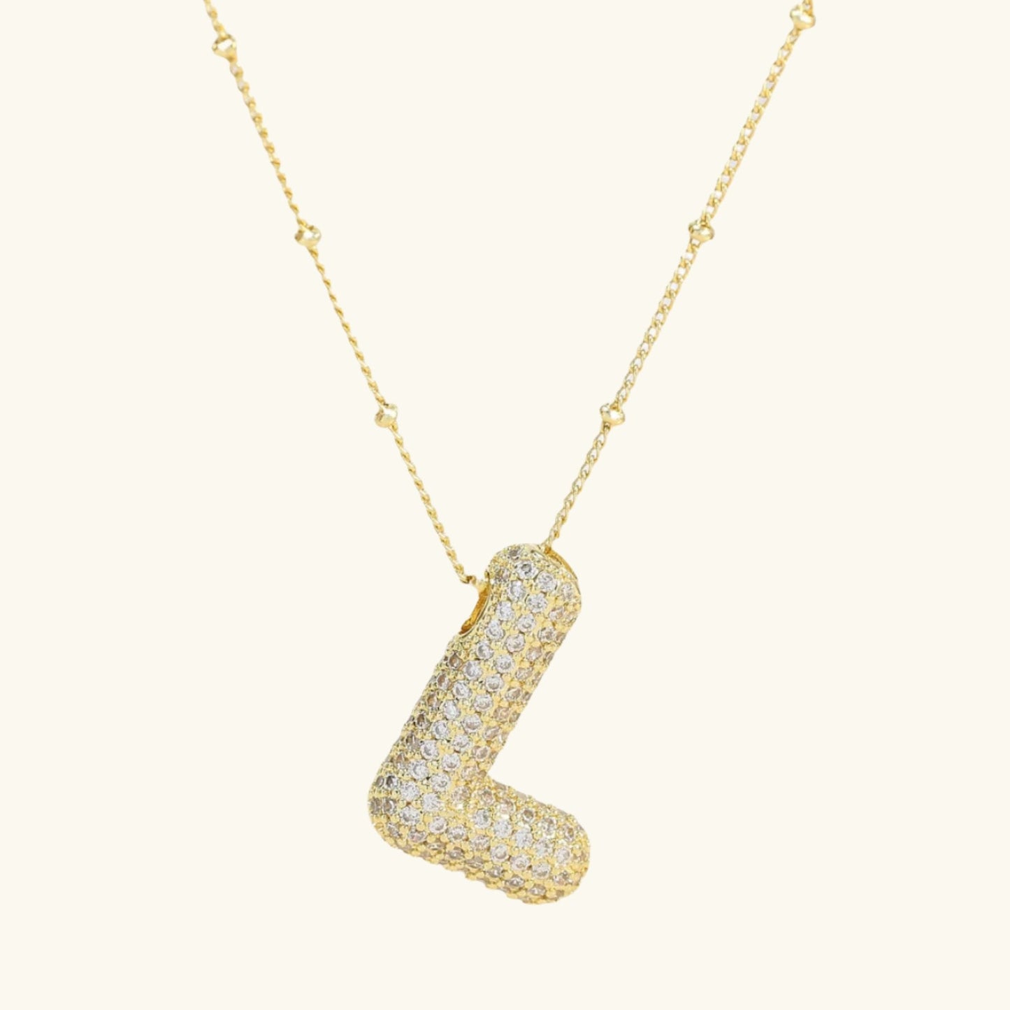 Bubble Letter Necklace