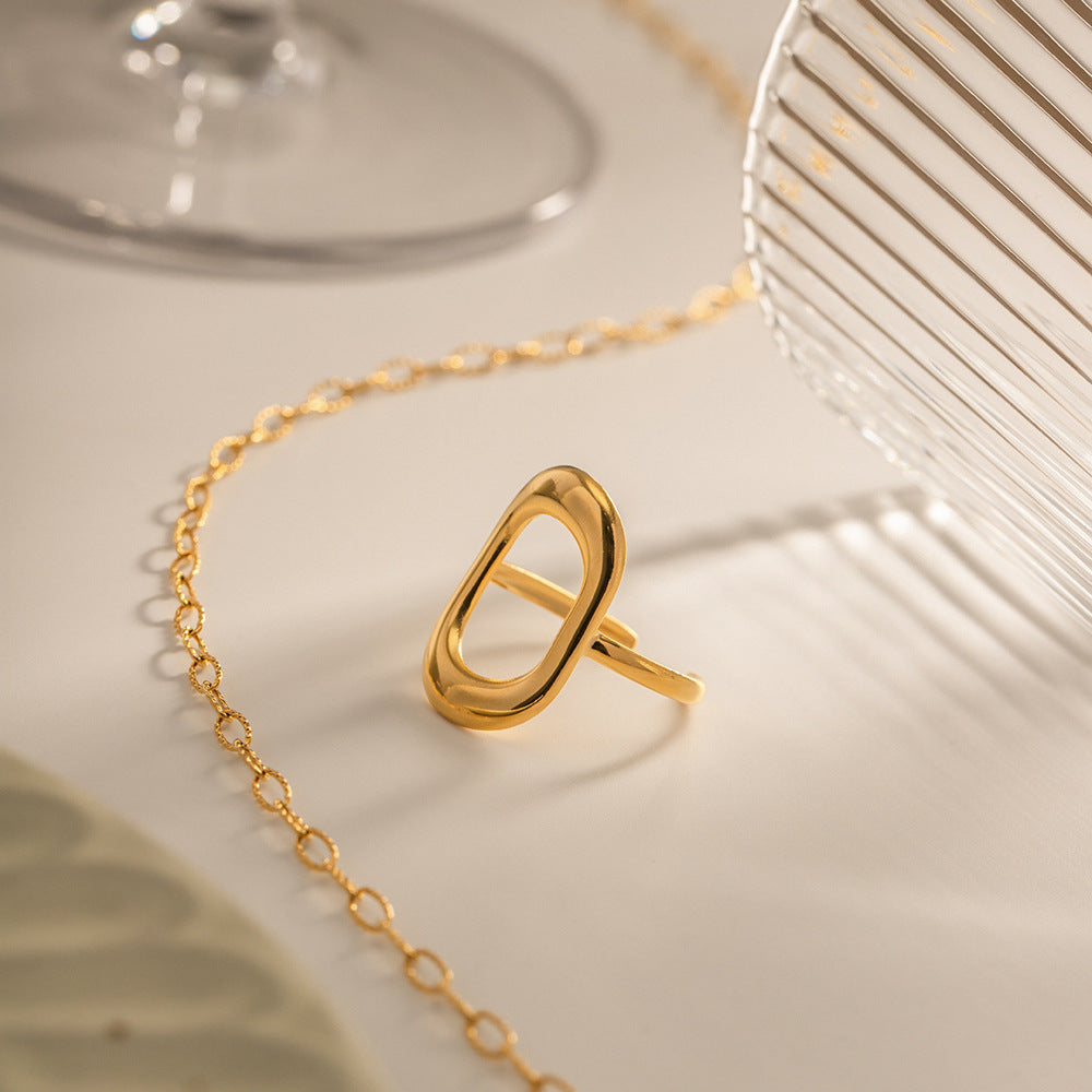 Goldener Hohlring