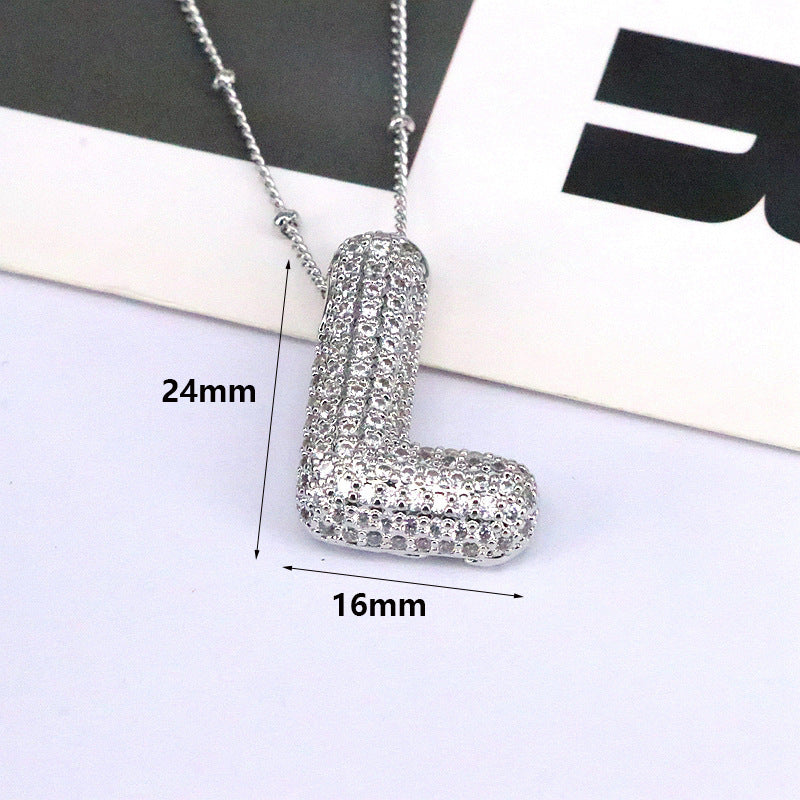 Bubble Letter Necklace