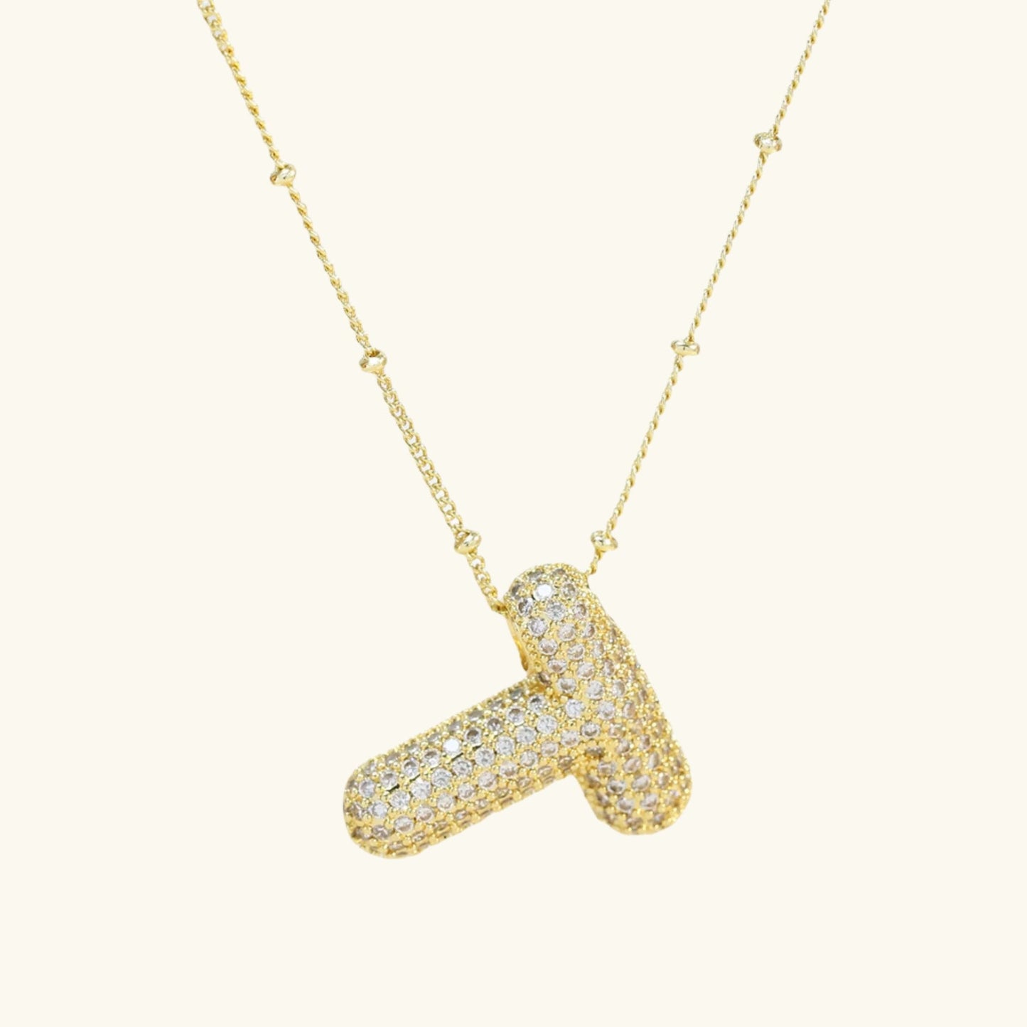Bubble Letter Necklace