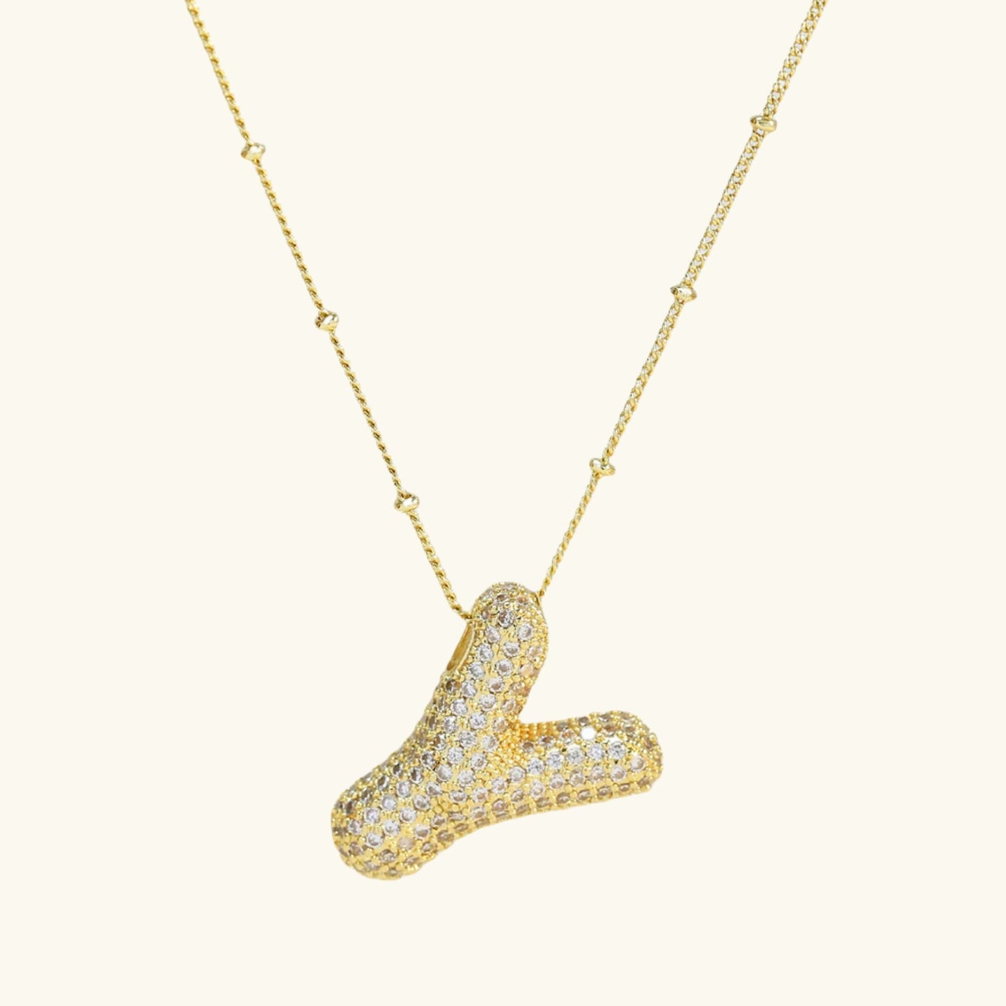 Bubble Letter Necklace