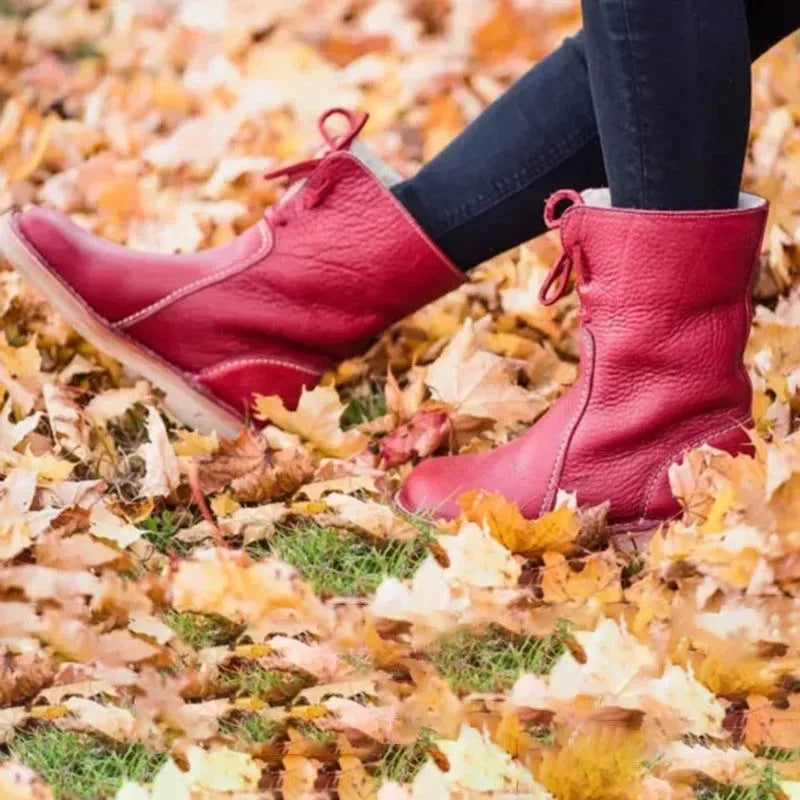 Charlot™ | Botas de piel con forro de lana