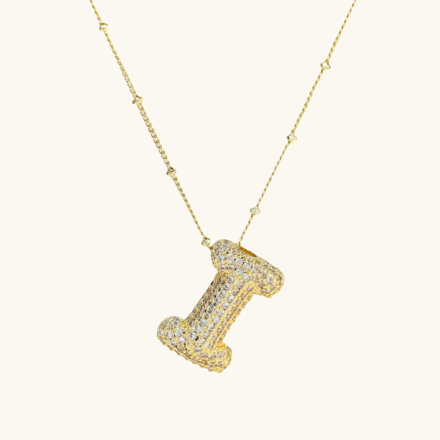 Bubble Letter Necklace