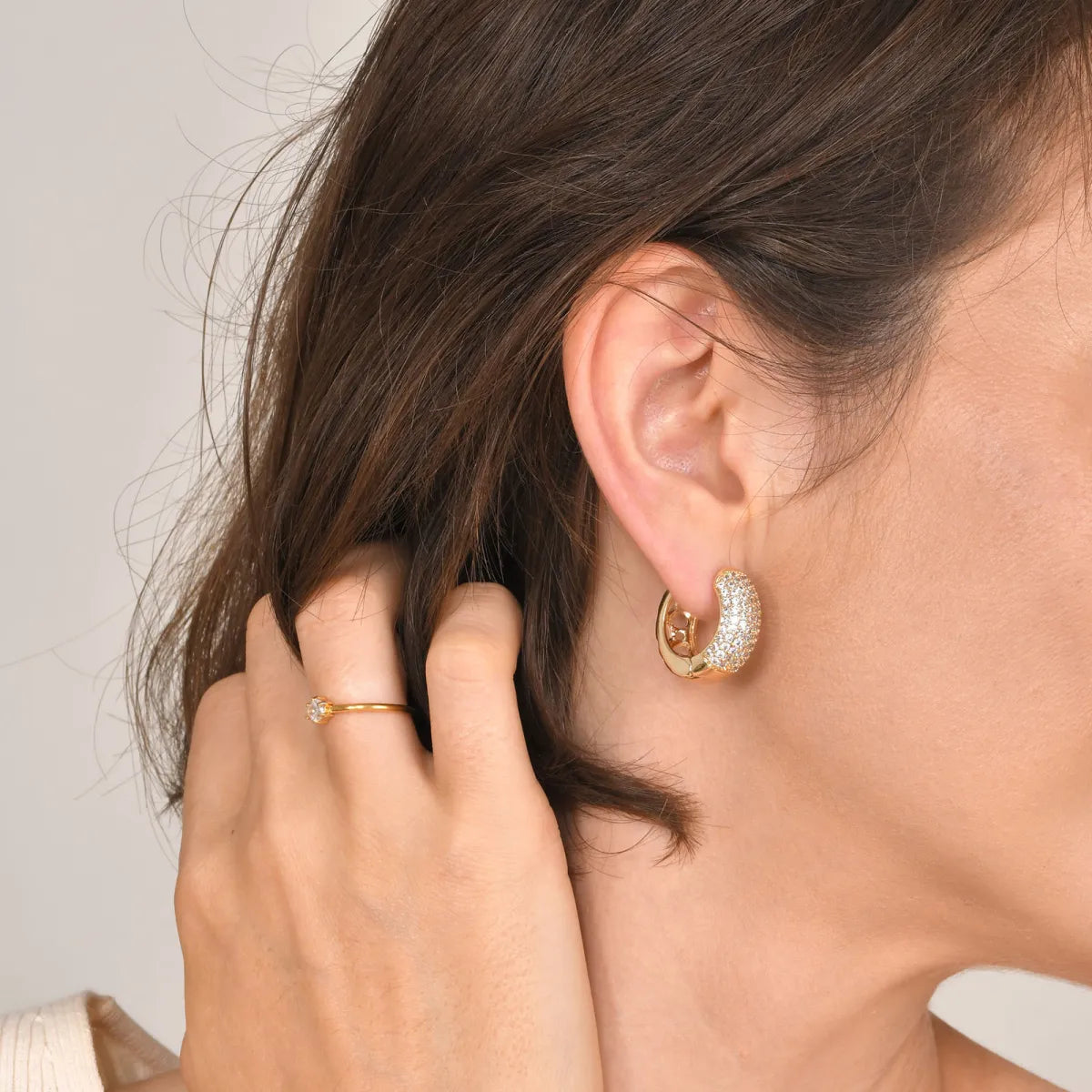 Grace Hoop Earrings