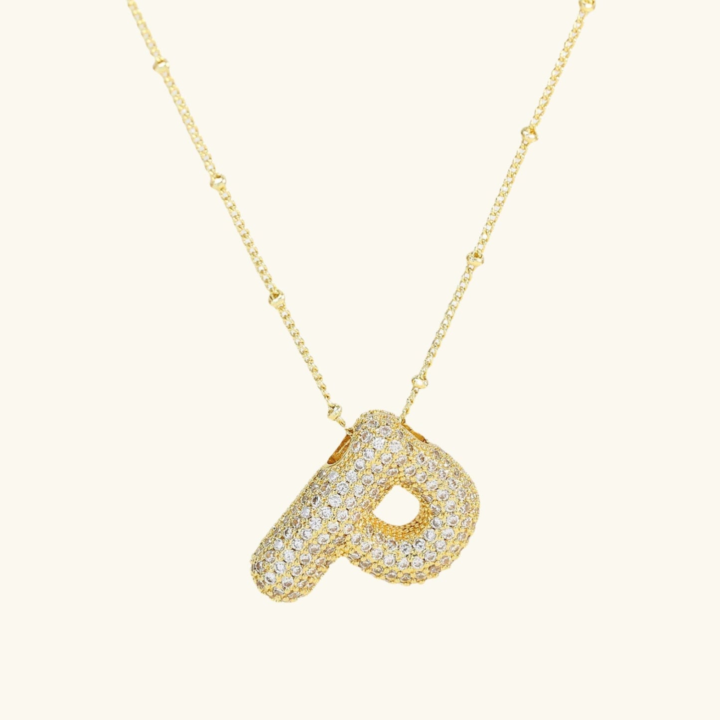 Bubble Letter Necklace