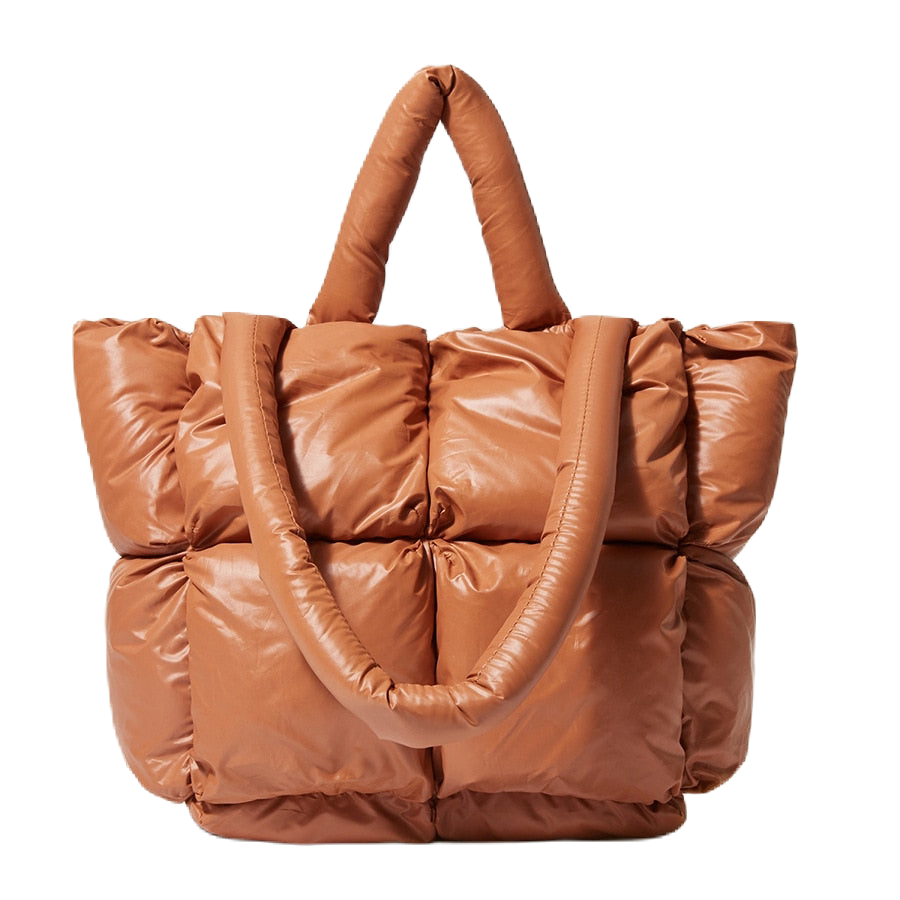 Casual Puffer Tote Handbag