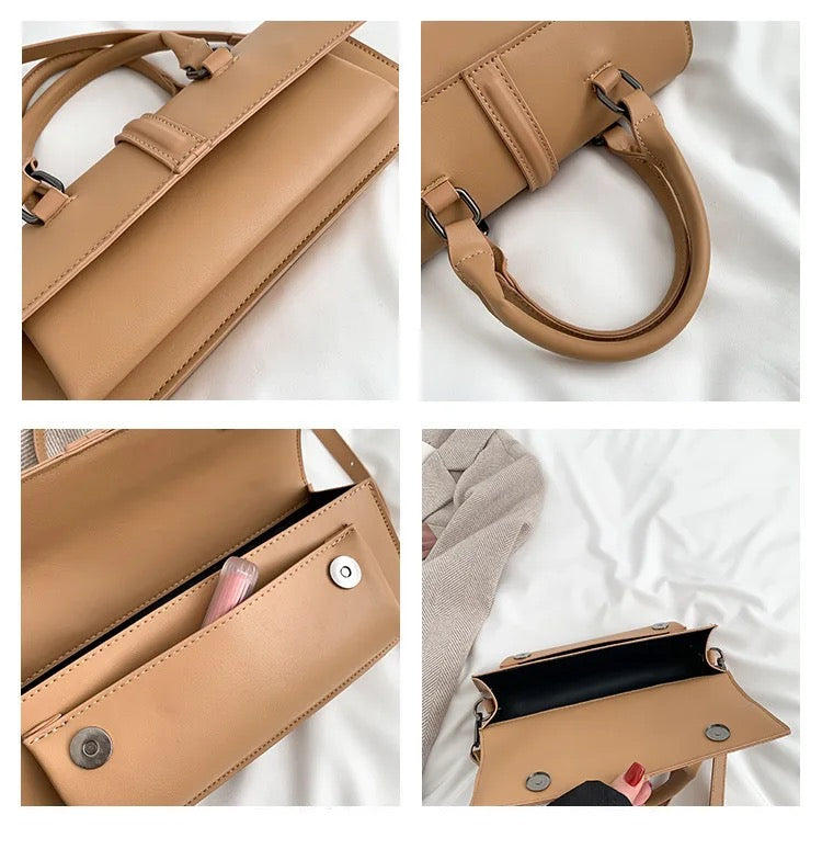 Minimalistische Tasche mit Tragegriff