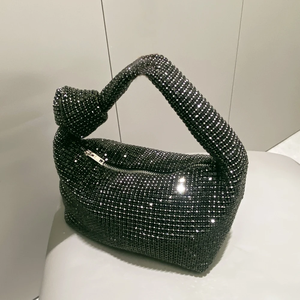 Bolso de mano con nudo "Sparkle"