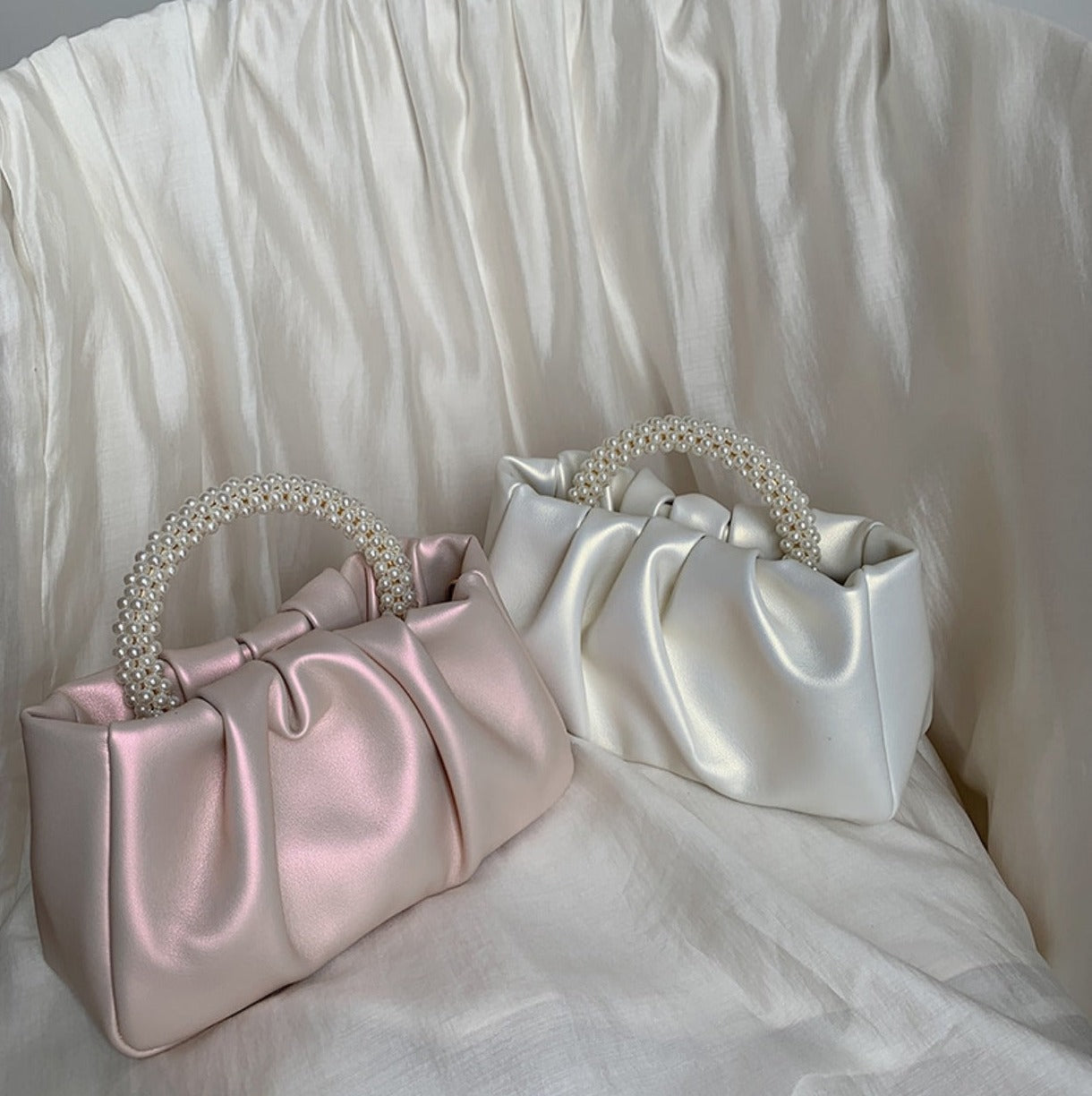 Pearl Top Handle Mini Bag