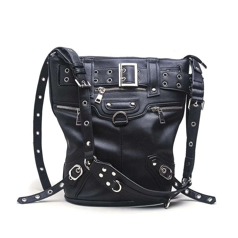 Rivet Black Tote Bag