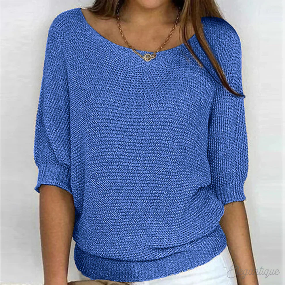 Mai - Stylischer Pullover mit Kreuzstrick