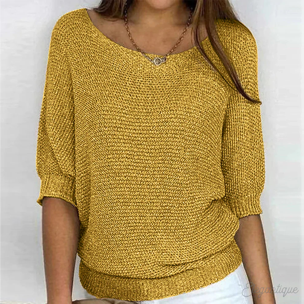 Mai - Stylischer Pullover mit Kreuzstrick