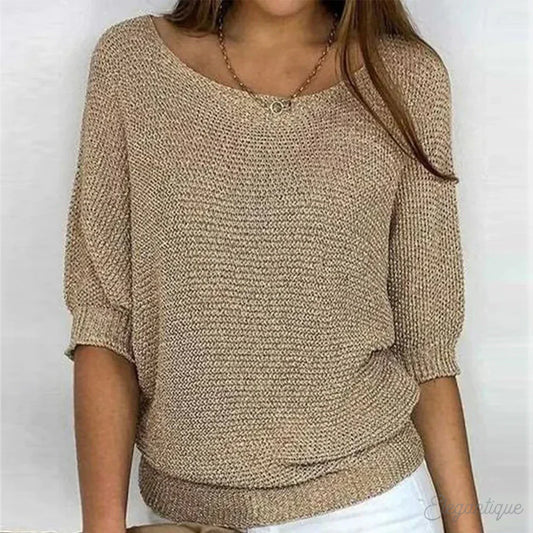 Mai - Stylischer Pullover mit Kreuzstrick