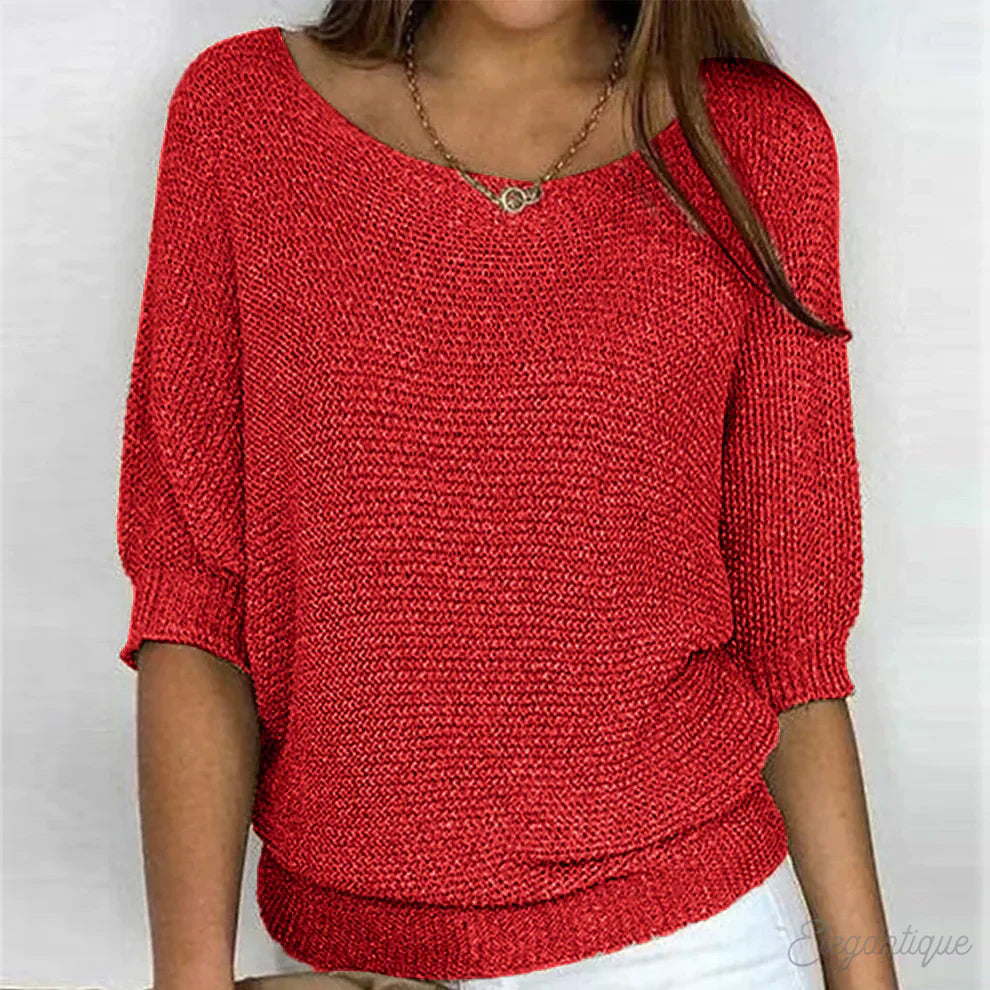 Mai - Stylischer Pullover mit Kreuzstrick