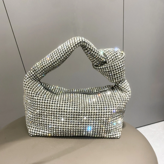 Knotenhandtasche „Sparkle“